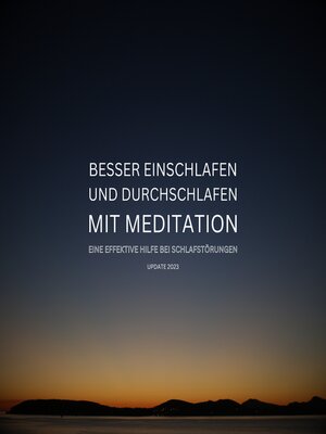 cover image of Besser einschlafen und durchschlafen mit Meditation